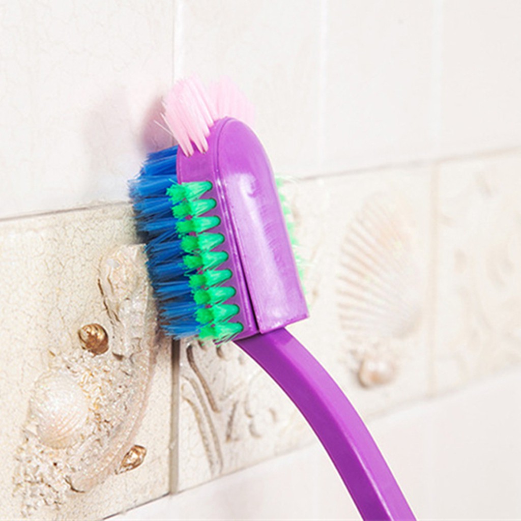 Bàn chải cán dài vệ sinh giày đa năng sử dụng tiện lợi