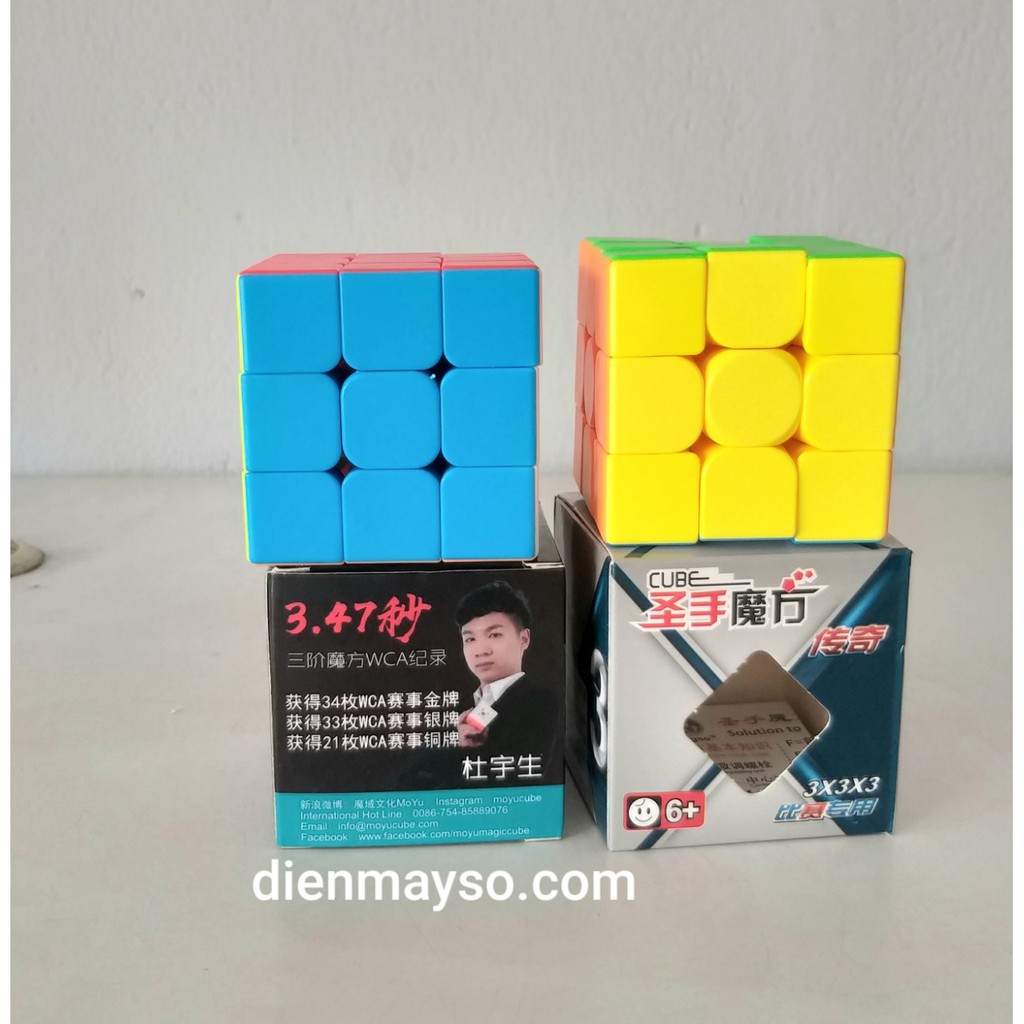 Rubik 3x3 không viền trò chơi Rubic 3 Tầng Khối Lập Phương Xoay Mượt Lõi Cứng Cáp Bền 3x3x3