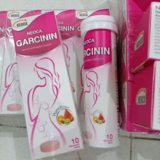 Hộp 10 viên sủi giảm cân đẹp da Nước Gacinin Thái Lan