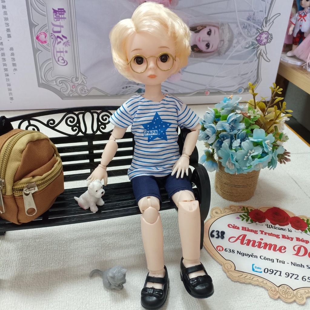 Búp Bê Nam Cao 30cm Cơ Thể Mập Mạp Kèm Đồ Và Phụ Kiện Cute giá tốt