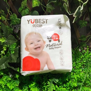 Bỉm Yubest Natural nội địa Trung Quốc tã dán/quần S132/M108/L96/XL84