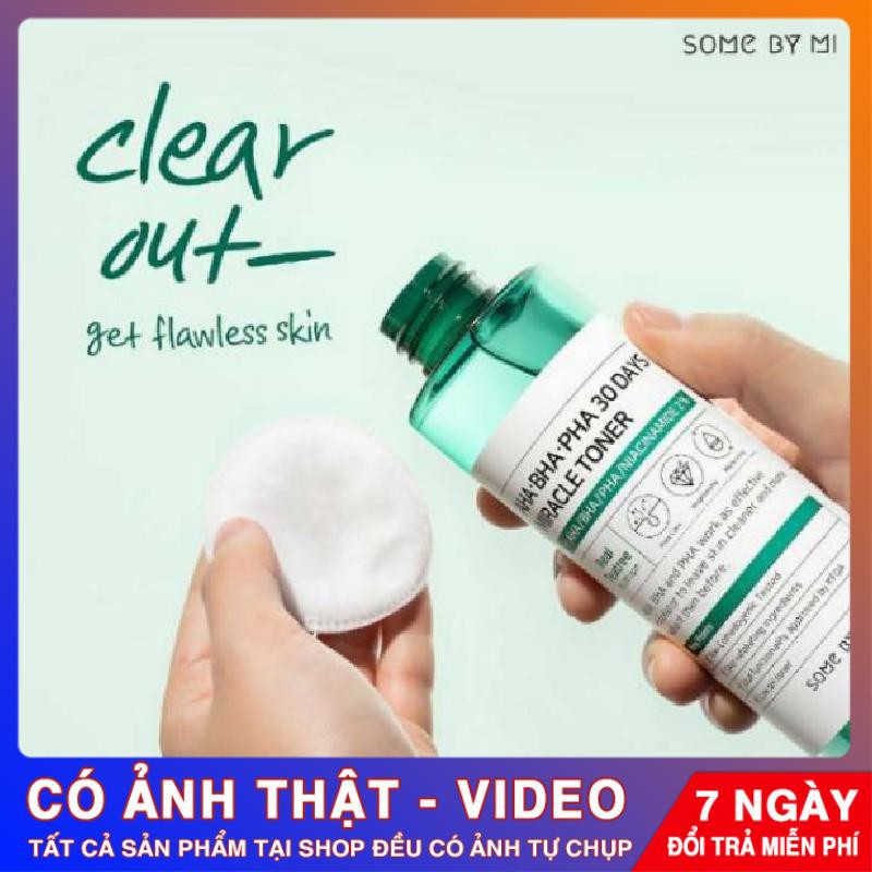 [CHÍNH HÃNG] Nước Hoa Hồng Giảm Mụn Some By Mi AHA-BHA-PHA 30 Days Miracle Toner Some By Me 150ml | BigBuy360 - bigbuy360.vn