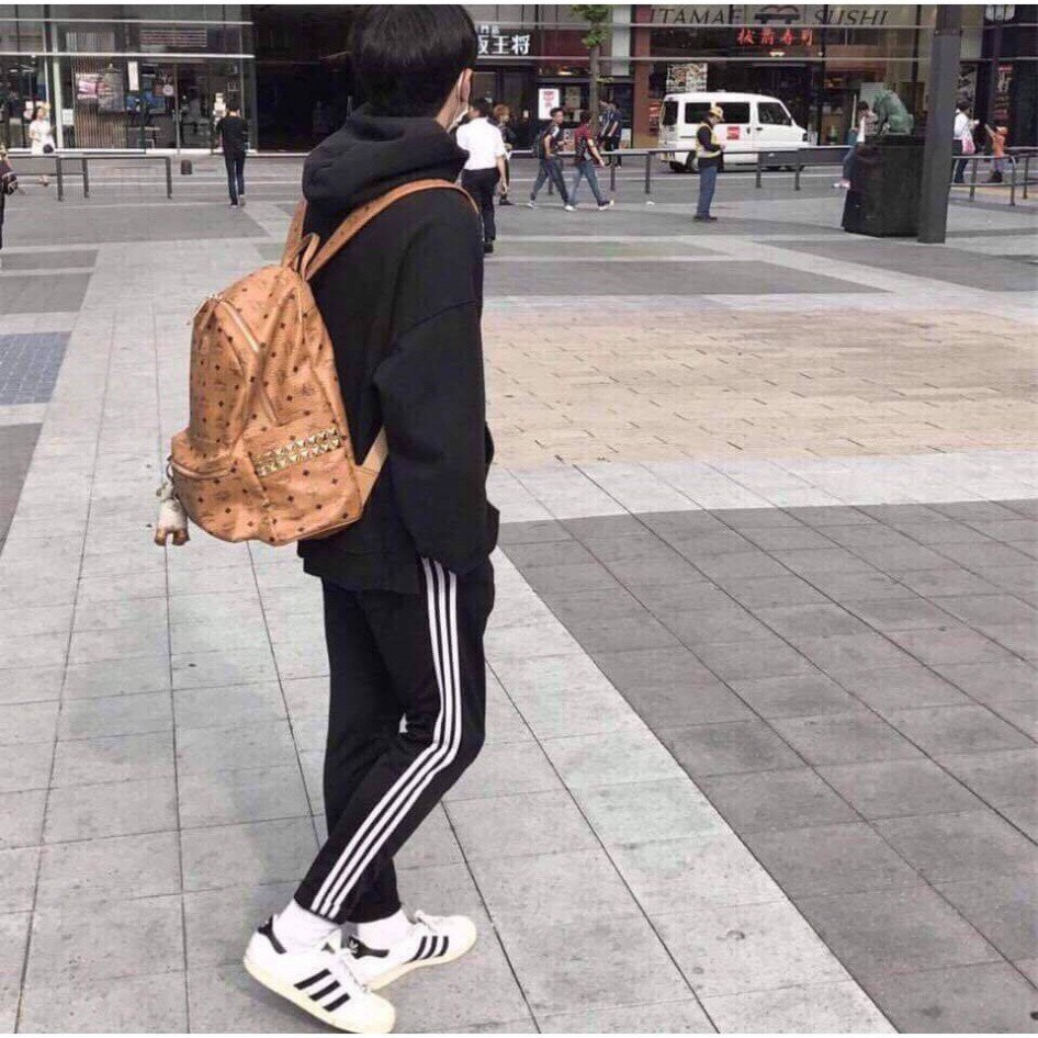 Quần thể thao nam nữ nỉ dày dặn 3 sọc Jogger TF4 | BigBuy360 - bigbuy360.vn