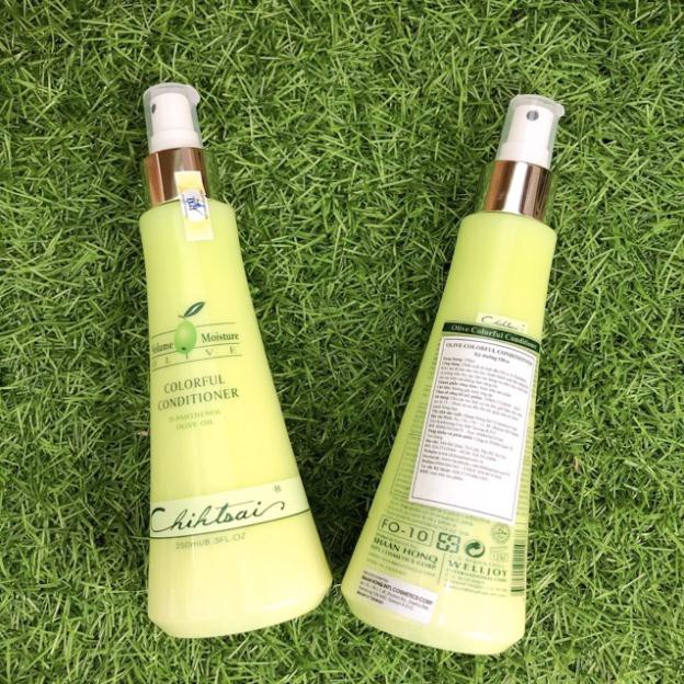 Xịt dưỡng tóc Chihtsai Olive Colorful Conditioner 250ml[Chính hãng] [Siêu rẻ]