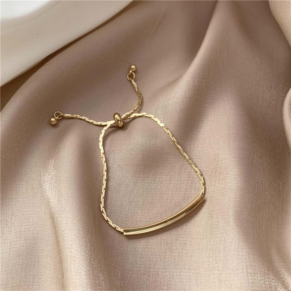 Vòng Đeo Tay Kiểu Dáng Đơn Giản Phong Cách Hàn Quốc Cho Nữ