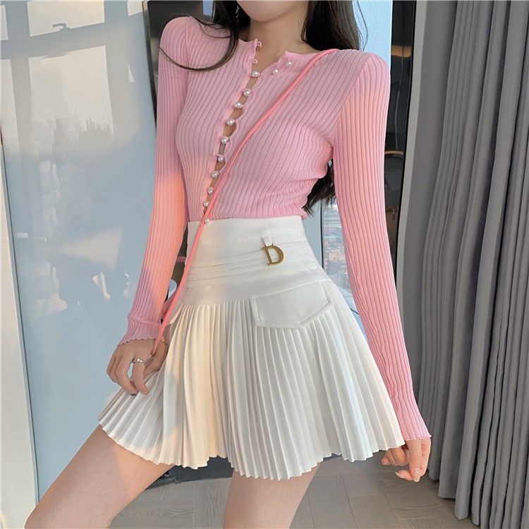 Chân Váy Chữ A Lưng Cao Xếp Ly Xinh Xắn Cho Nữ | BigBuy360 - bigbuy360.vn