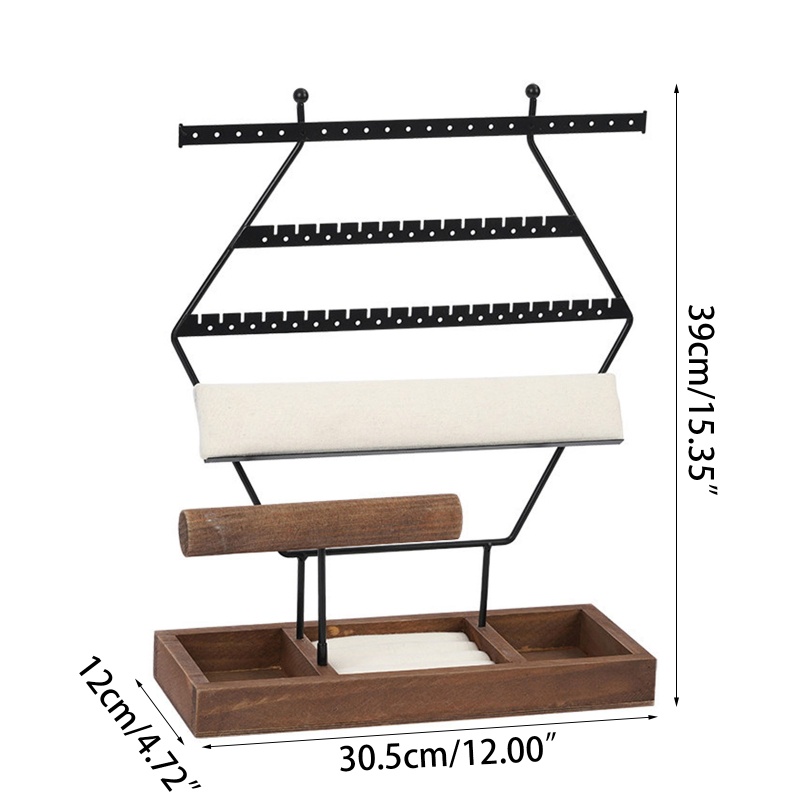 Giá Đỡ Trưng Bày Trang Sức Hình Lục Giác