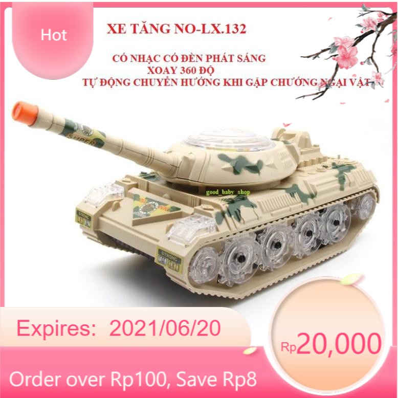 💖 𝑭𝑹𝑬𝑬𝑺𝑯𝑰𝑷 💖 XE TĂNG ĐỒ CHƠI SUPER TANKS TỰ ĐỘNG ĐỔI HƯỚNG KHI GẶP VẬT CẢN CÓ NHẠC CÓ ĐÈN FLASH NHẤP NHÁY