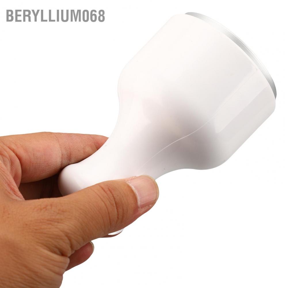 Thanh lăn lạnh massage mặt - Con lăn lạnh Massage mặt bằng đá Làm mát phục hồi da Mặt Thu nhỏ lỗ chân lông Trắng - Beryllium068