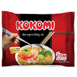 Gói mì tôm kokomi tôm chua cay 65gr
