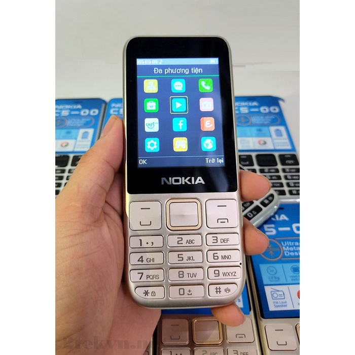 [Siêu rẻ] Điện Thoại Nokia c5-00(2020) loa to Giá Rẻ 2 Sim 2 Sóng Pin Khủng-BH 12 THANG
