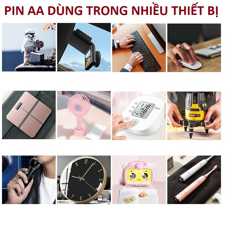 Pin tiểu sạc AA Beston 1.5V 3500mWh cao cấp sạc nhanh trực tiếp bằng cổng micro USB không cần bộ sạc