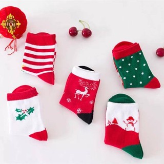 sét 5 tất noel siêu đẹp