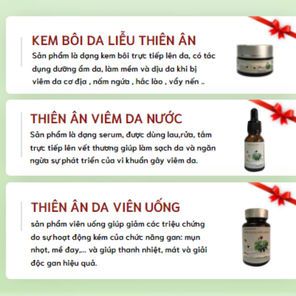 Bôi Da Thiên Ân ❤️[ CHÍNH HÃNG ] ❤️ Hỗ Trợ Vảy Nến, Á Sừng, Chàm, Nấm Ghẻ