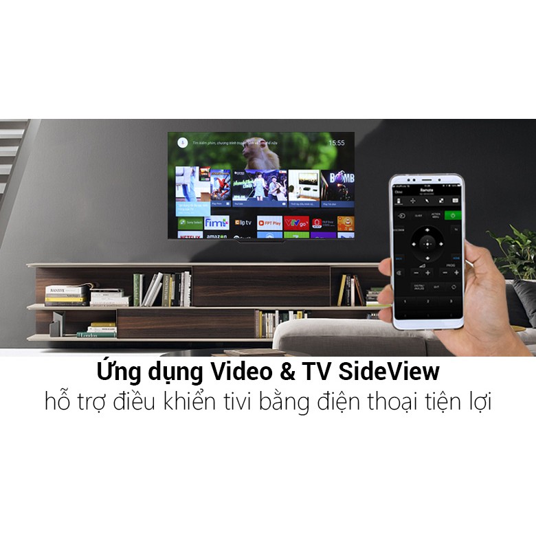 Android Tivi OLED Sony 4K 65 inch KD-65A8F Mới 2018