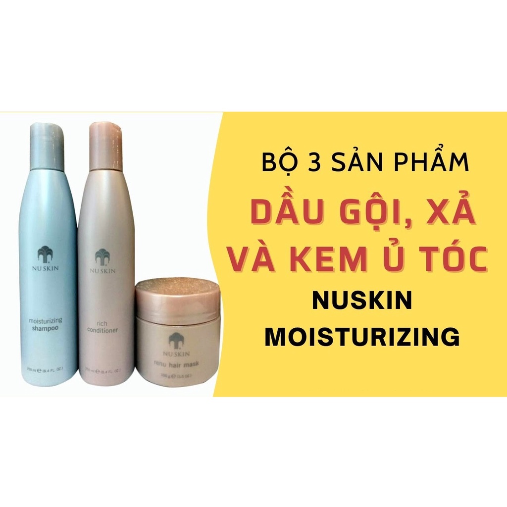 [Mã INCU20 giảm 20K đơn 150K] Dầu Gội Phục Hồi Dưỡng Ẩm Tóc Nuskin Moisturizing Shampoo 250ml