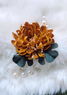 Hoa cúc cài áo handmade