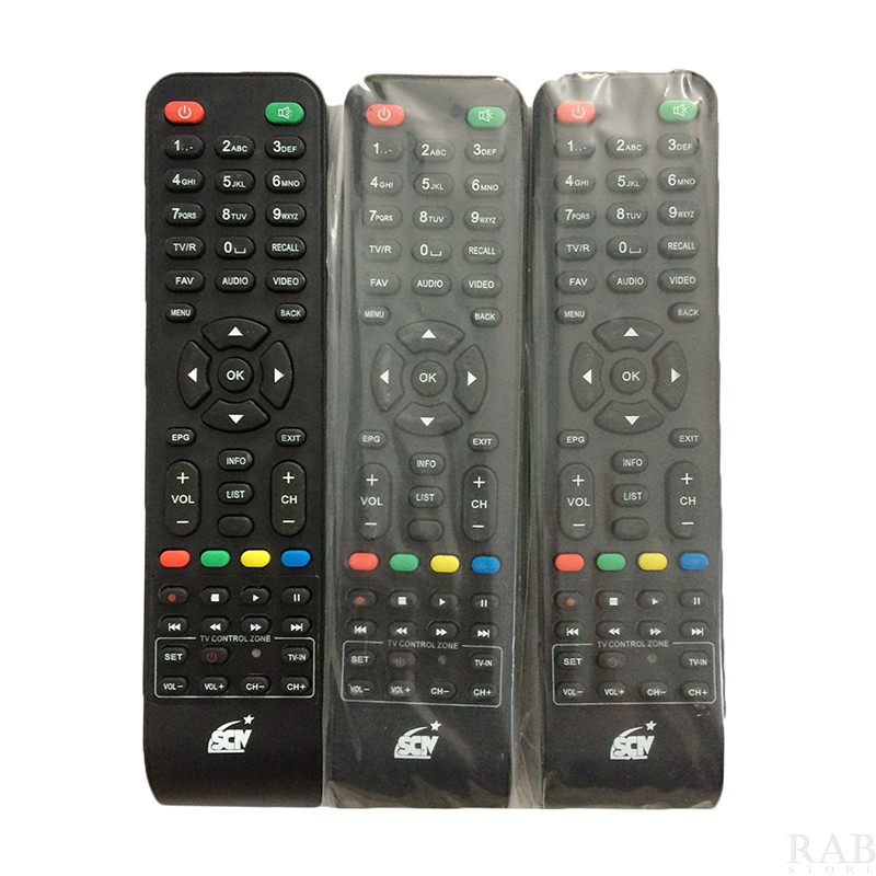 Remote SCTV nhiều chức năng, dễ điều khiển, tương thích nhiều sóng remote tivi thông dụng