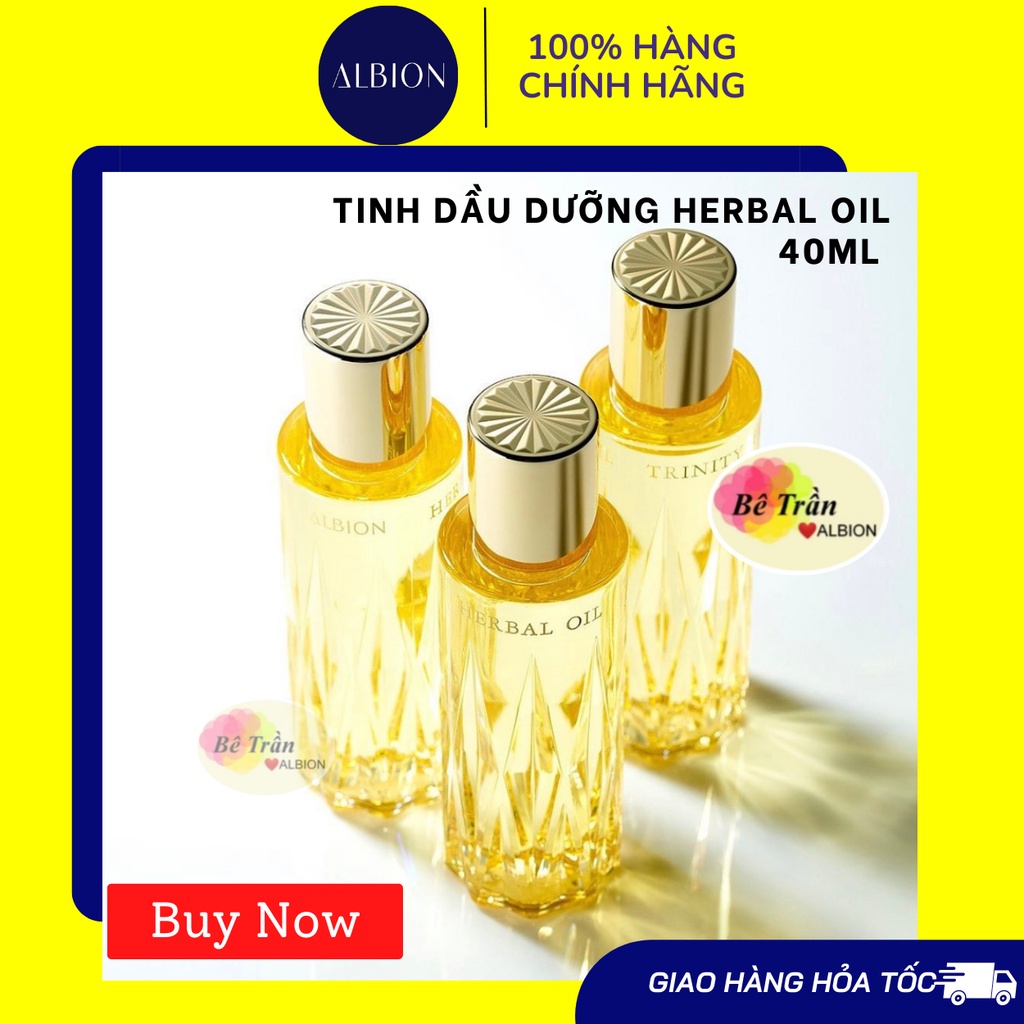 ALBION Tinh dầu dưỡng Herbal Oil (100% AUTH, Hàng chính hãng showroom, có bill)