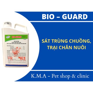 BIO – GUARD – SÁT TRÙNG CHUỒNG TRẠI CHĂN NUÔI (CAN 1 LÍT)