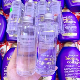 Nước Hoa Hồng Muji Light Toning Water High Moisture - Nhật