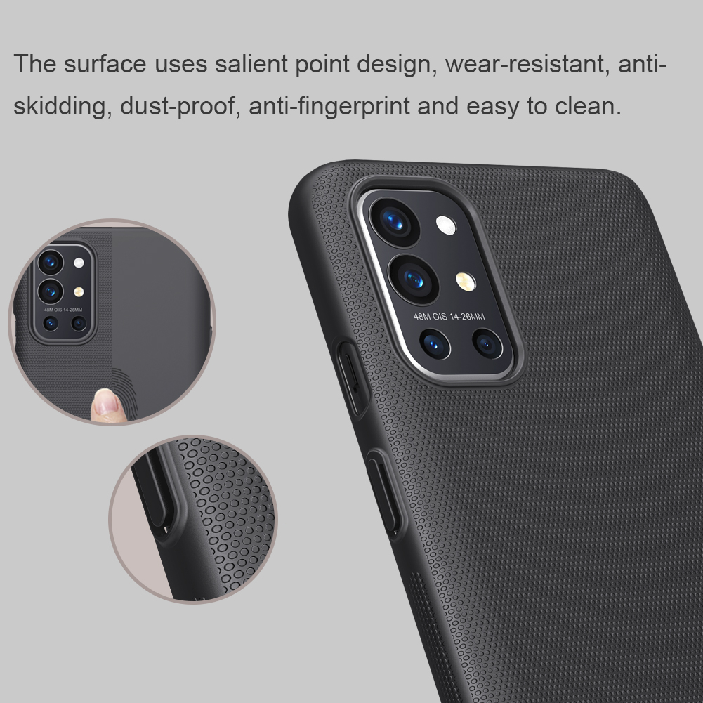 Ốp điện thoại NILLKIN PC cứng màu nhám chống va đập sang trọng cho OnePlus 9R