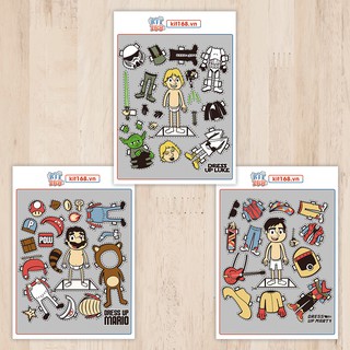 Đồ chơi cắt thủ công Búp bê giấy Set BBG 0024