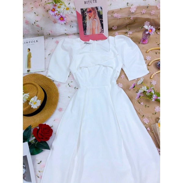 váy trắng nữ dáng dài dự tiệc thanh lịch-Freeship-Hàng chuẩn xinh loại 1-đầm nữ đẹp dự tiệc xinh,chụp ảnh cưới,kỷ yếu | BigBuy360 - bigbuy360.vn