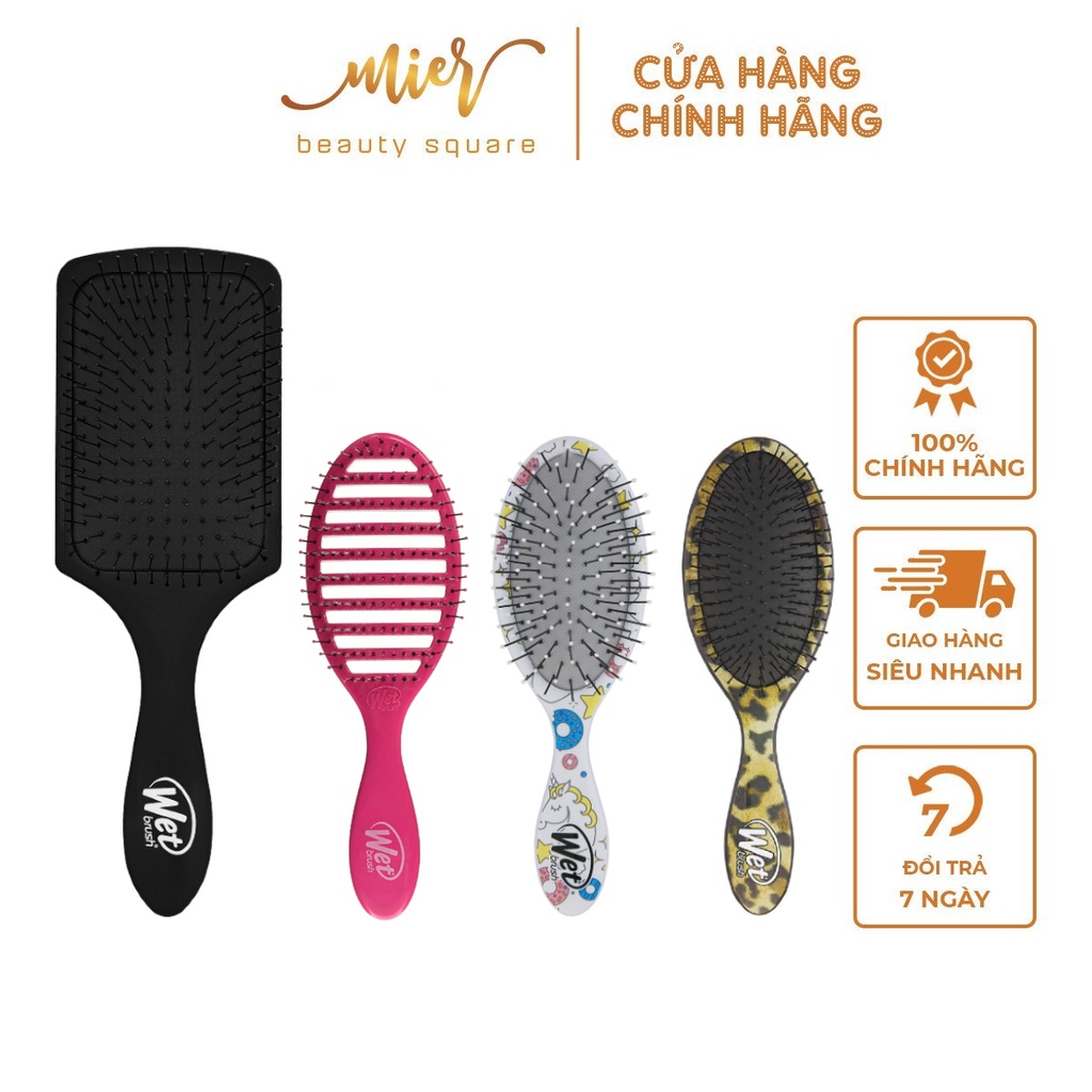 LƯỢC CHẢI TÓC WET BRUSH GỠ RỐI GIẢM RỤNG TÓC AUTH CHÍNH HÃNG MINI FULLSIZE EPIC