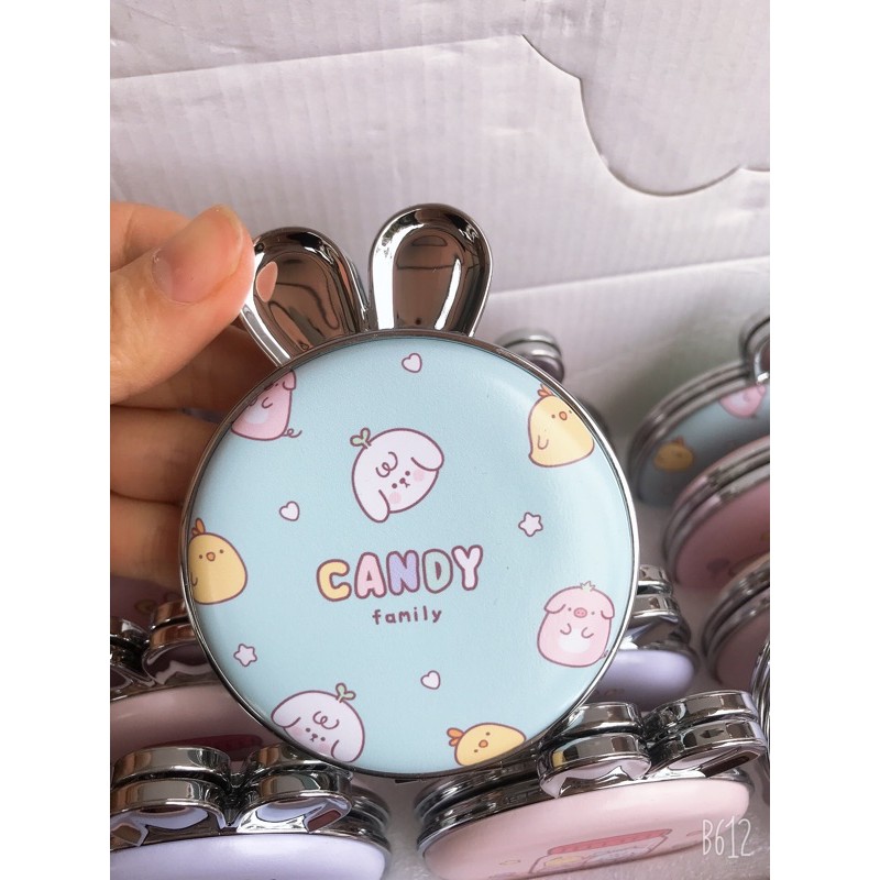 Gương hai mặt tai thỏ/gấu