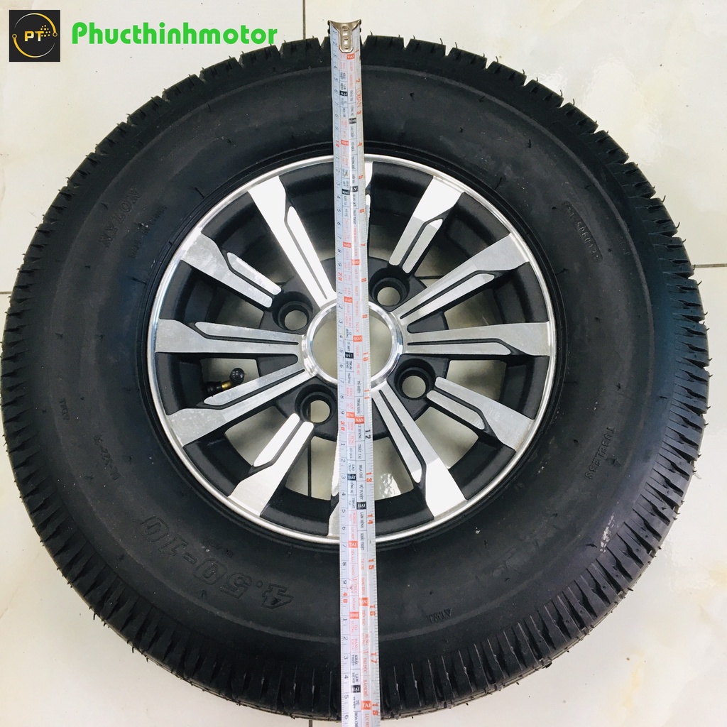 Bánh 450-10 bản đẹp cho xe điện chế