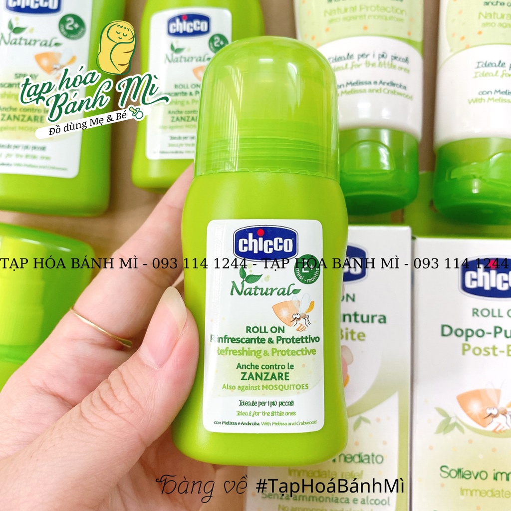 Lăn đa năng xua muỗi Chicco 60ml cho bé