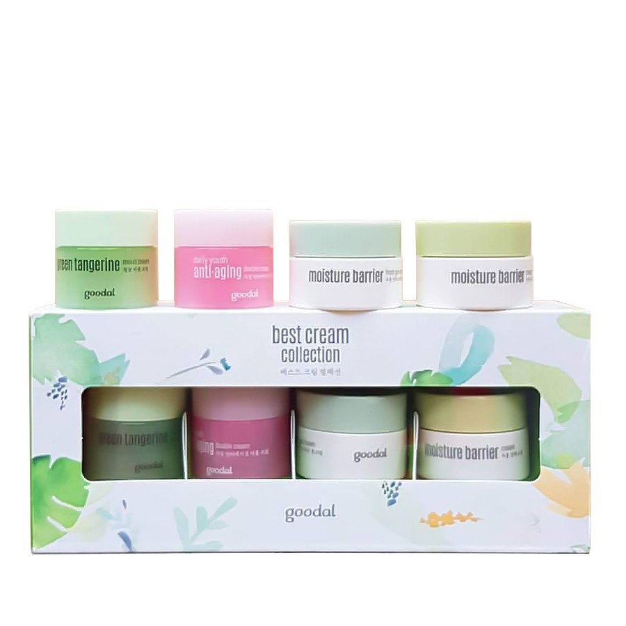 Set 4 Hộp Dưỡng Da Ốc Sên Mini Goodal Best Cream Collection Hàn quốc