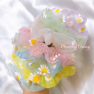 Scrunchies hoa cúc
