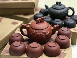 Bộ ấm chén đất nung