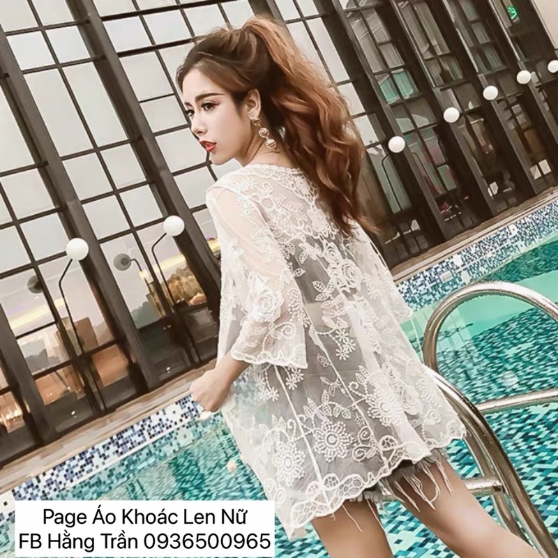 Khoác ren đi biển mẫu mới.