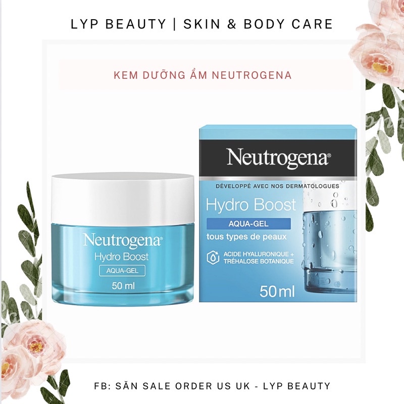 Kem dưỡng ẩm Neutrogena Hydro Boost Aqua Gel hàng Nội địa (mới)