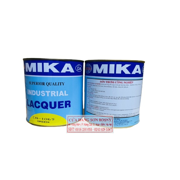 Sơn Công nghiệp Mika nhanh khô dùng cho ô tô, xe máy, đồ nhựa