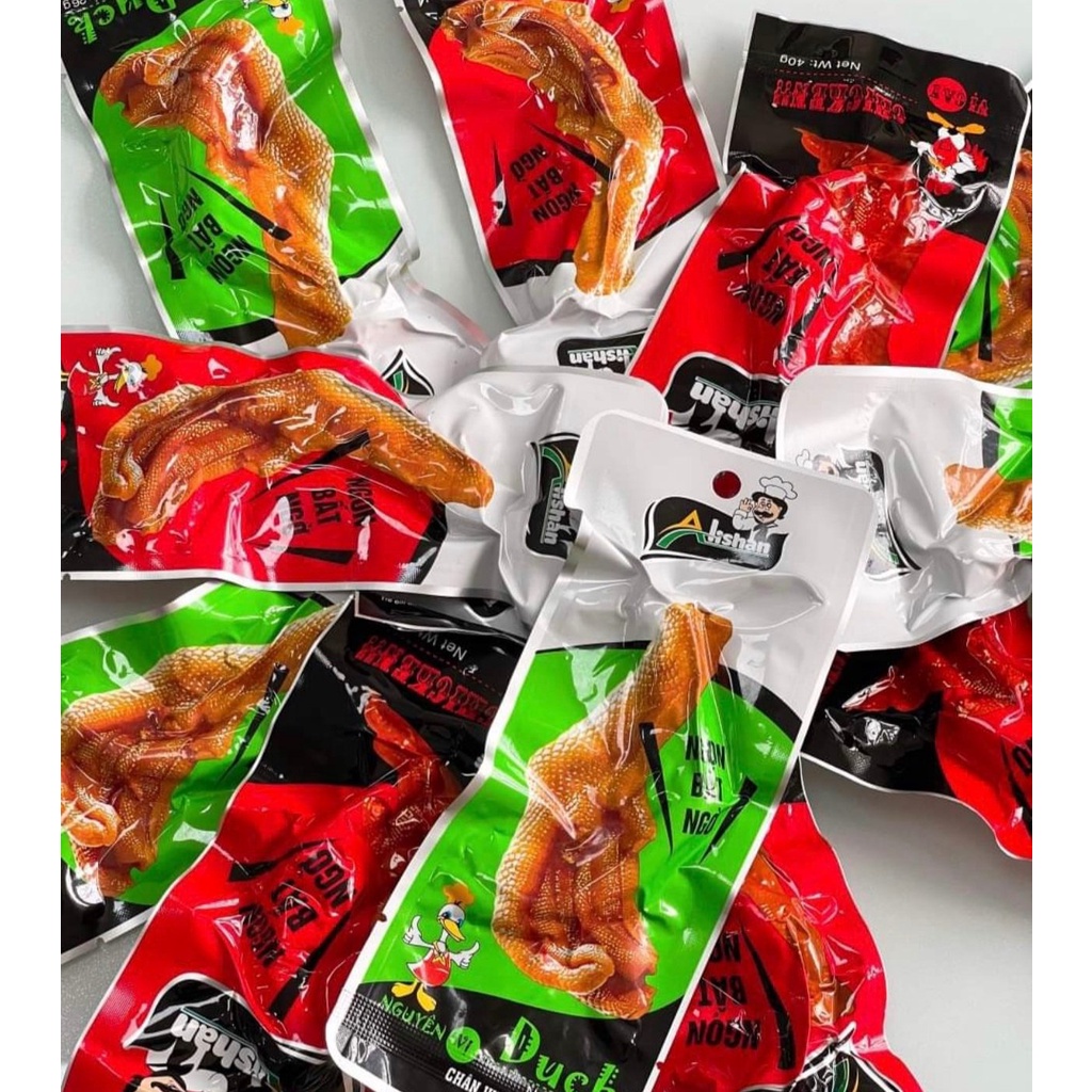 đồ ăn vặt việt nam chân vịt cay alishan 10 gói | BigBuy360 - bigbuy360.vn