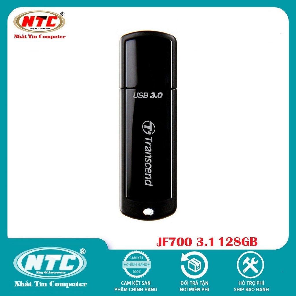 USB 3.1 Transcend JF700 128GB (Đen)