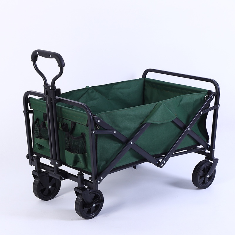 xe đẩy du lịch gấp gọn ĐA NĂNG, xe kéo cắm trại du lịch thông minh - gấp bốn bánh điện di động bằng vải Oxford ngoài trời Nitrogen071