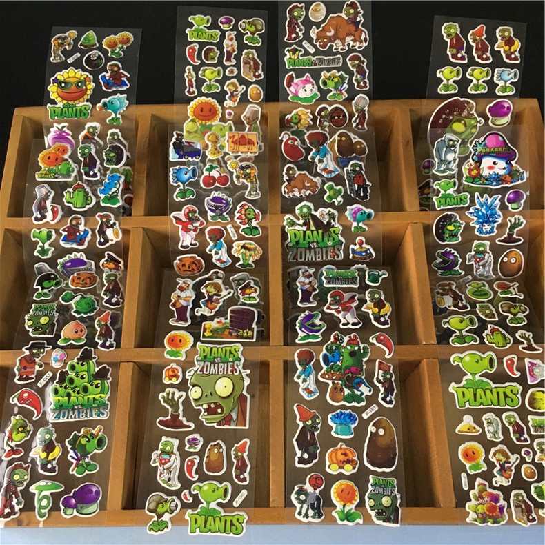Set Sticker Dán Trang Trí Hình Game Plant Vs Zoombies | BigBuy360 - bigbuy360.vn