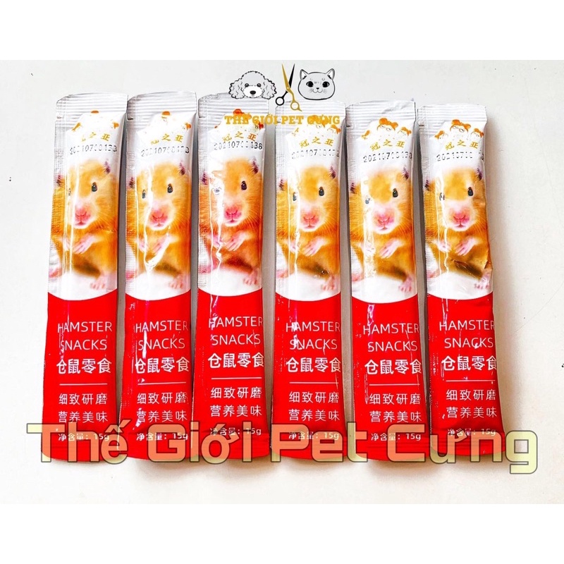 Sốt Thưởng Hamster Dinh Dưỡng Tuýp Đỏ 15gr