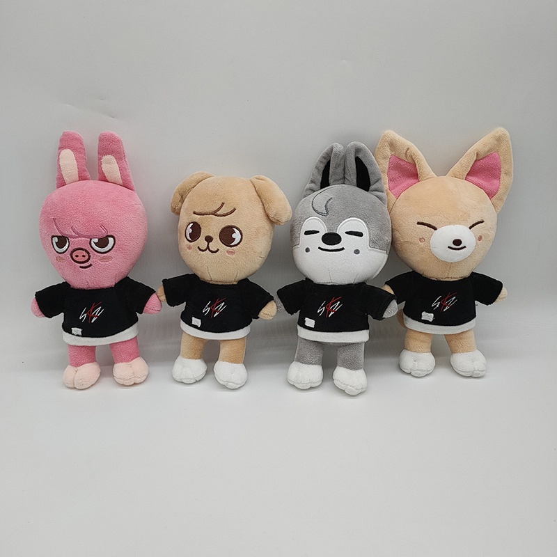 Skzoo Đồ chơi sang trọng KPOP Stray Kids Star Phim hoạt hình Búp bê sang trọng Búp Bê Trẻ Em Quà Tặng