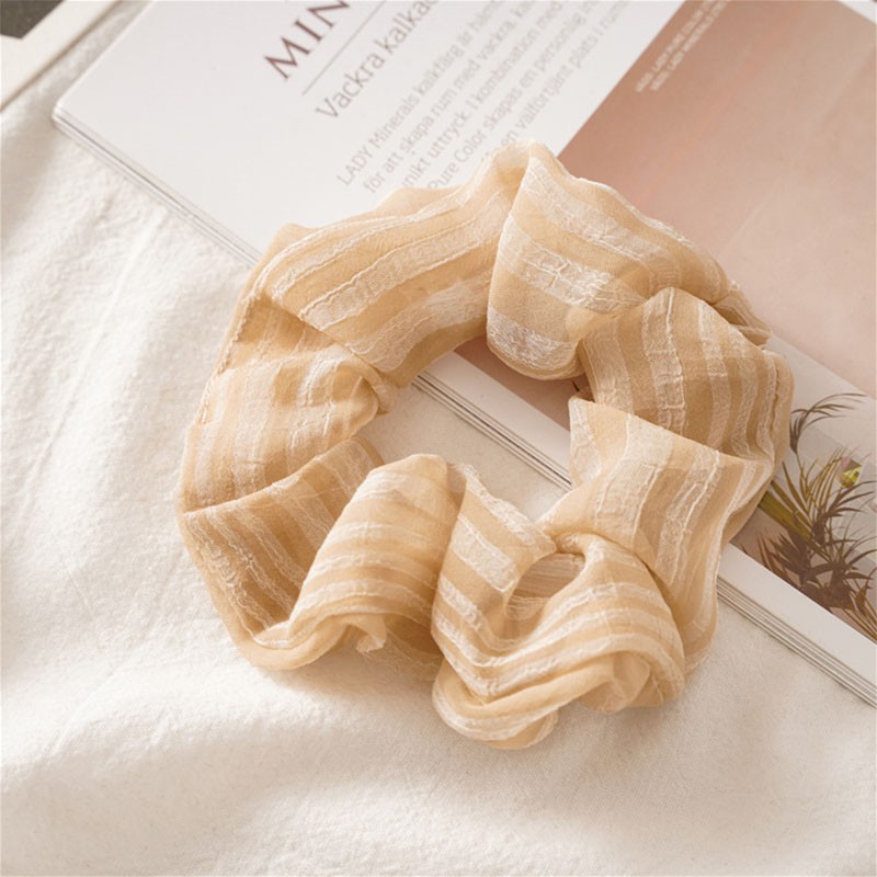 Dây cột tóc chiffon nhiều màu sắc thời trang mùa hè 2020