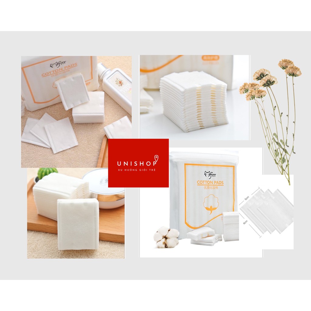 Bông Tẩy Trang 3 Lớp Cotton Pads  (Túi 222 miếng ) - Uni Shop | BigBuy360 - bigbuy360.vn