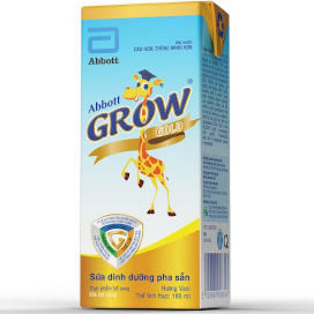 Sữa grow gold 180ml pha sẵn lóc 4 hộp