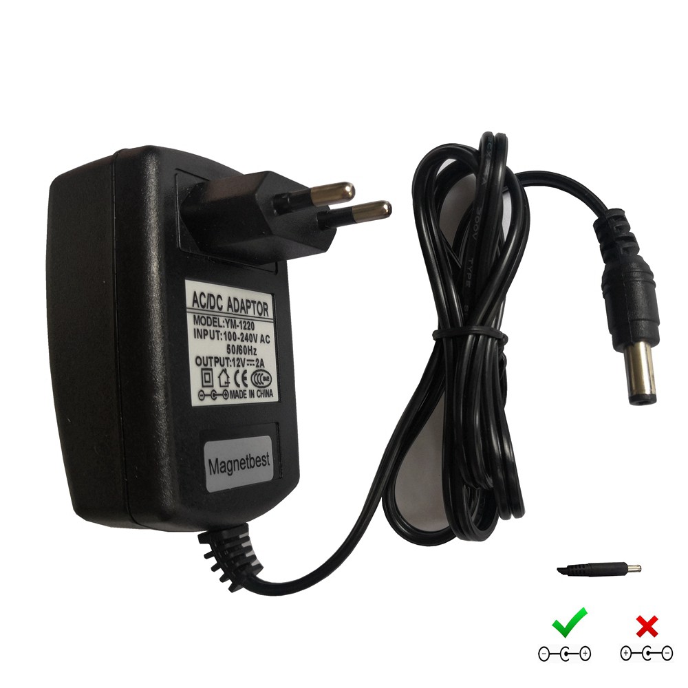 Bộ sạc chuyển đổi 12V 2A cho Yamaha PA150 PA130 PA-3 PA-3B PA-3C PA40 PA-5 PA-5C PA-5D PA-6 - DGX-64