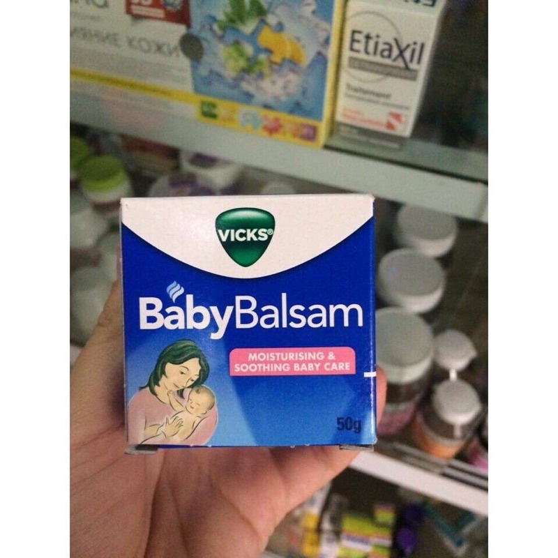 Dầu ấm ngực Vicks BabyBalsam Úc 50g