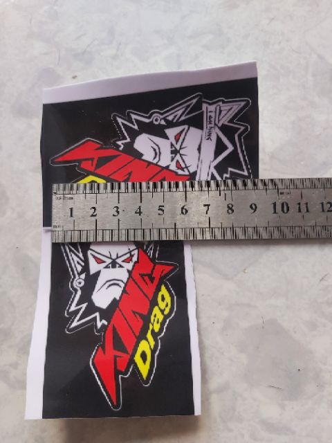 Tem Sticker Decal I'am King Drag Dán Xe Giá Rẻ